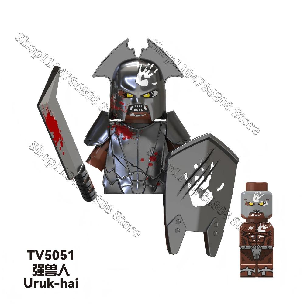 

Аниме-фигурка Властелин колец Урук-хай Боромир ОРКИ модель строительные блоки детский подарок кирпичные игрушки