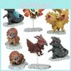 Godzilla Film König der Monster Niedliche Mini Actionfiguren Sammlerset