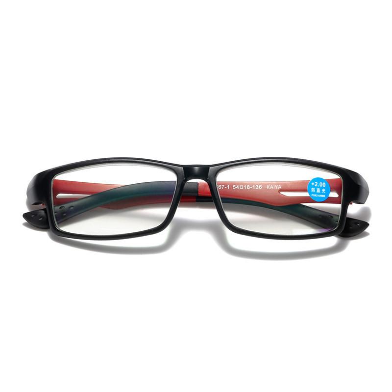 New Sports Reading Glasses Men Fashionable Anti Blue Light Eyewear Women Finished Prescription Eyeglass +1.0 +1.5 +2.0 +2.5 +3.0