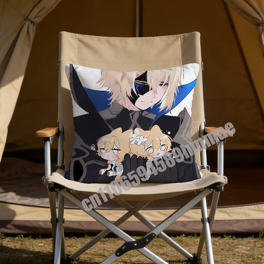 For Dainsleif Genshin Impact Throw Pillow Case Sham 45X45Cm 40X40Cm Square Car Pillowcase Pad Cushion Cover