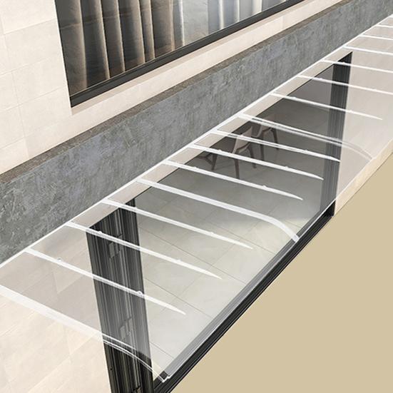 Auvent Invisible, auvent de porte, fenêtre de toit, couverture transparente d'auvent d'entrée pour la Protection du balcon extérieur