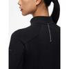 ANTA Women's Champion Wool Blend Half-Zip Long Sleeve Top