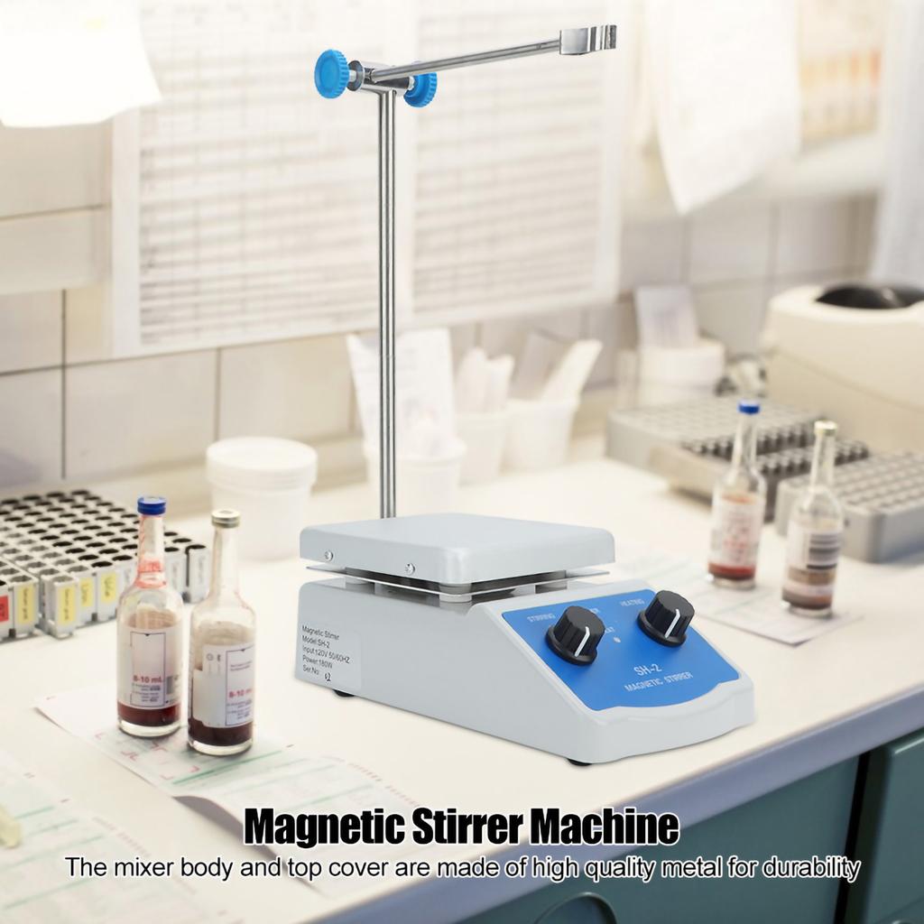 SH‑2 Laboratory Magnetic Stirring Machine Constant Temperature Heating Mixer