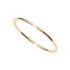 18K Yellow Gold Perfect for Treating Made In Japan with Pouch Ring, 0.8mm, Ultra-Thin, Yourself, (Size 17)