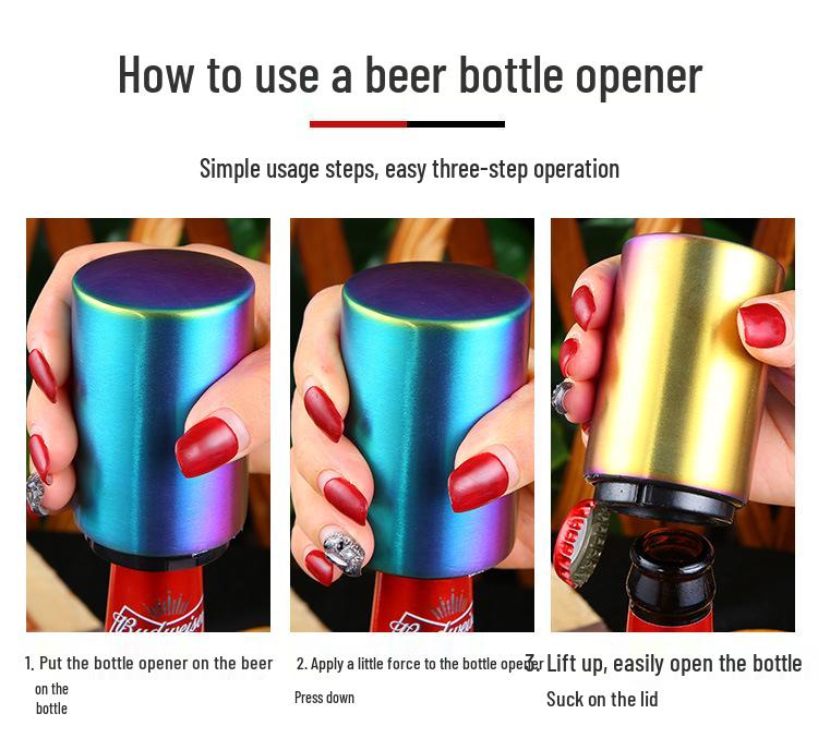 Automatický nerezový otvírák na láhve a víno pro domácí a barové použití