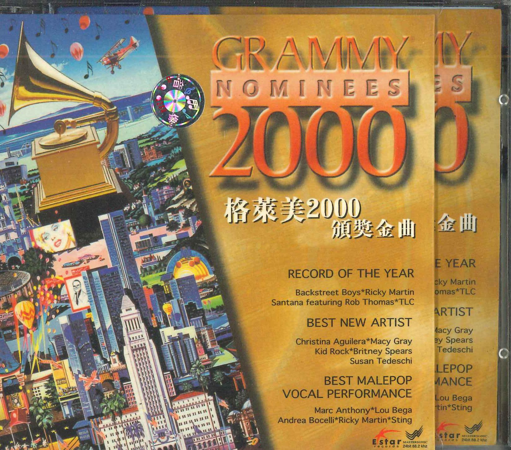 

CD VARIOUS - Grammy 2000 Nominees NONE NOT ON LABEL Asia Rock Used