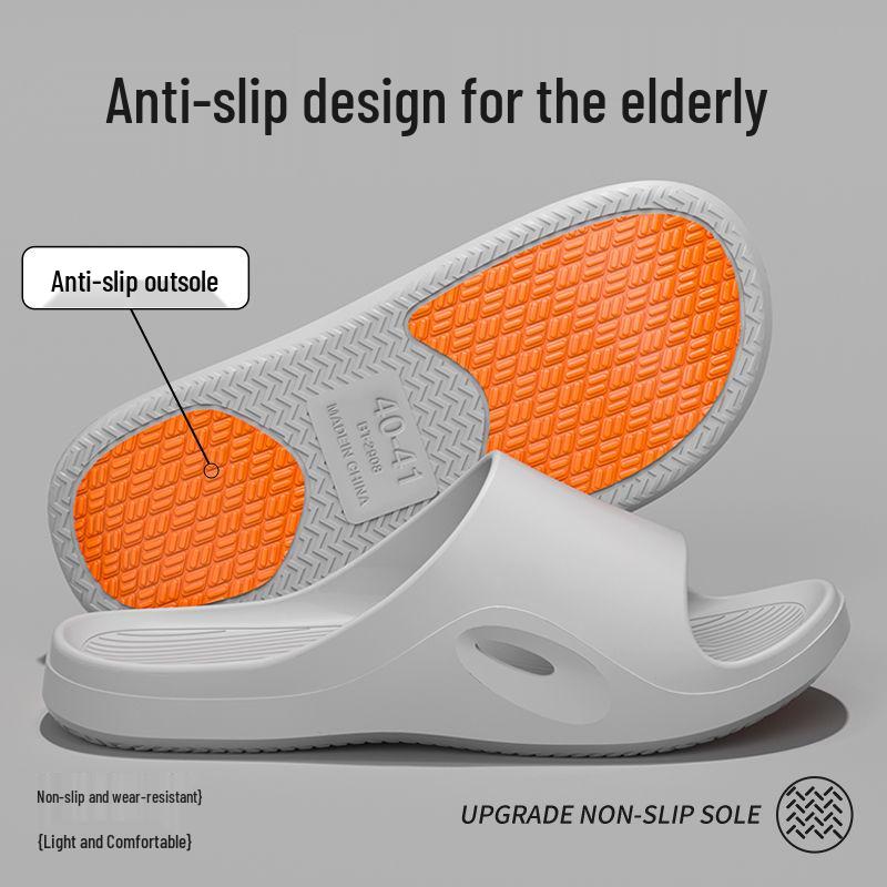 Odorless Non-slip Indoor Shower Slippers - 2026 Style, Wear-resistant Gift for Parents