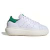 Adidas  Stan Smith Platform White Green Women Sneakers Cloud-White Off-White ID2786