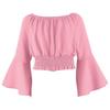 Girls Casual Off Shoulder Everyday  Soft Breathable Stylish Top