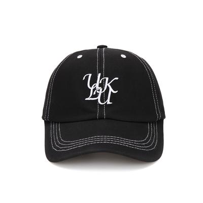ULUK Lucida Stitch Embroidered Ball Cap_Black