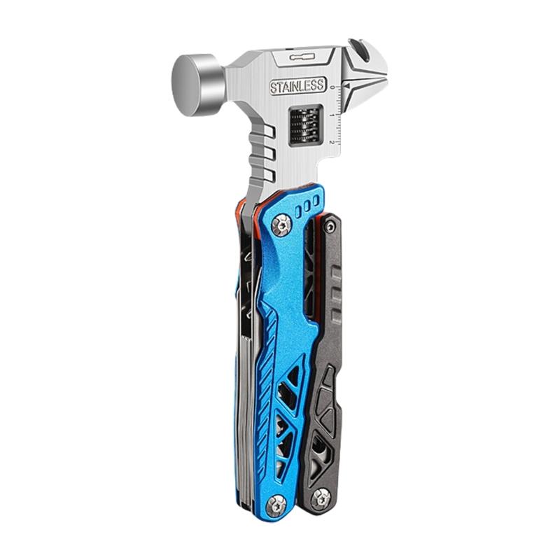 Multifunctional Plier Multitool Hammer Repair Tool Outdoor Survival Multifunction Plier Hammer Camping Nails Hammer