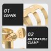 Saxophone Mouthpiece Clip Lacquered Gold General Altos/Tenors Saxophone & Clarinet Bakelite Mouthpiece Ligature Clip