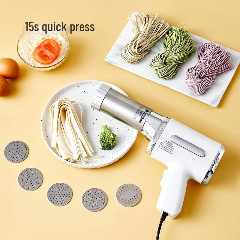Electric Handheld Automatic Noodle & Dough Press Machine with Sausage Stuffer