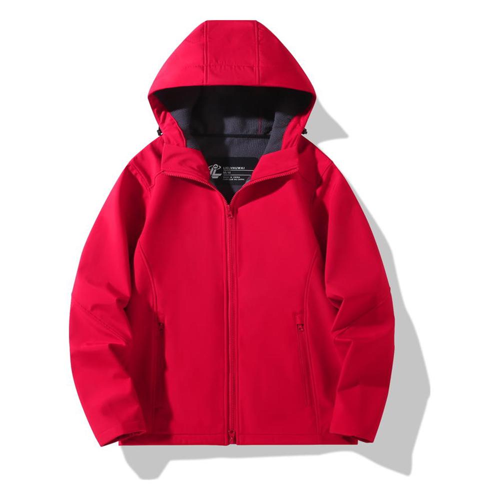 Autumn Winter Lightweight Hooded Soft Shell Jacket, Fashion Warm Jacket for Male Female, Couples Coat Windproof Waterproof Outdoor Business Leisure