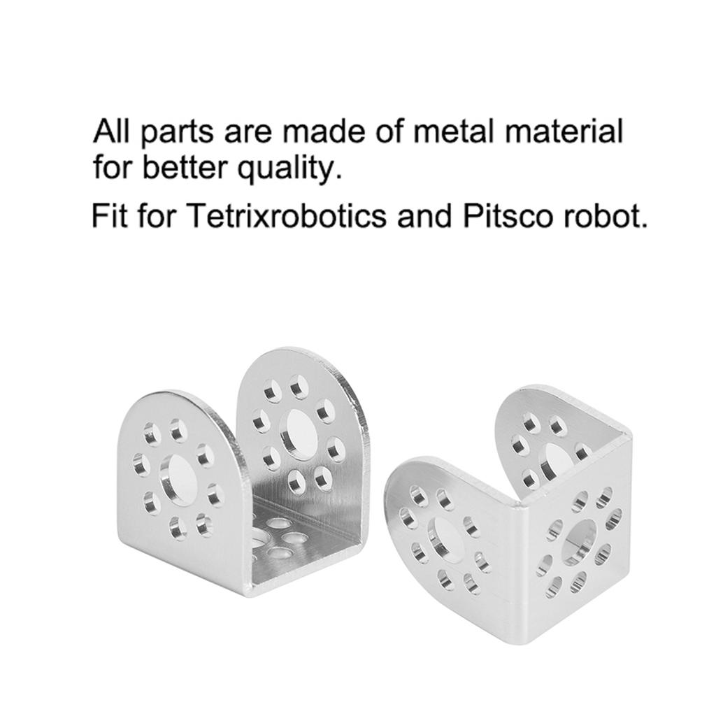 2 Pcs C Type Connection Bracket Robot Part Fit for Tetrixrobotics Pitsco Connection Bracket