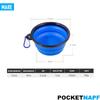 POCKET BOWLS Foldable Dog Bowl Drinking Bowl Travel Bowl Silicone Food Bowl Foldable
