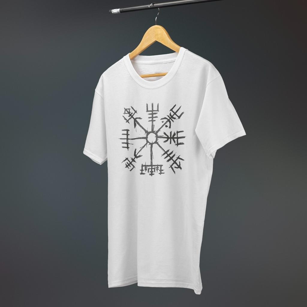 Viking Compass Nordic Rune T-shirts In Various Sizes and Colors Are Interesting T-shirts That Can Be Worn By Both Men and Women