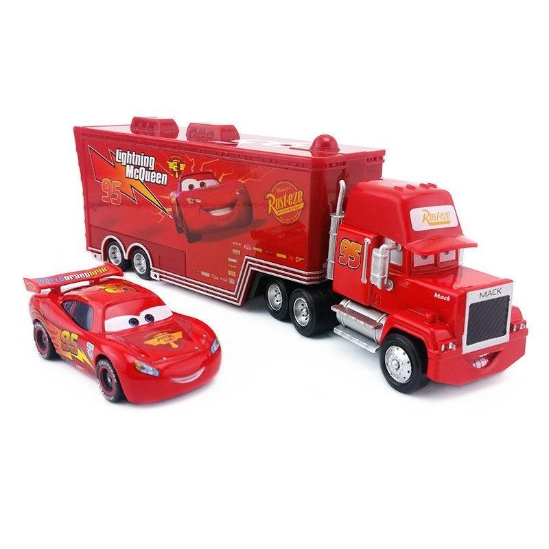Disney Pixar Car No.95 Mack Racer's Truck Mcqueen 155 Model Kid Toys High-quality Craftsmanship