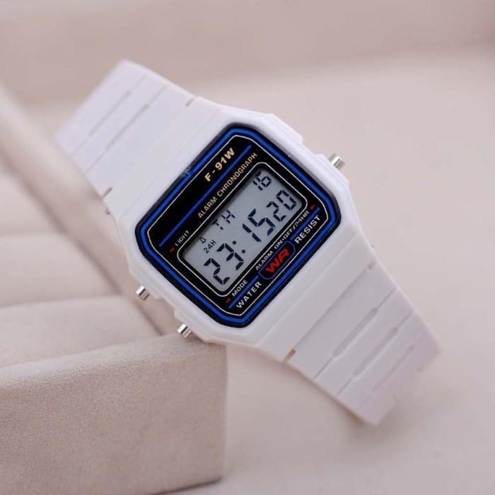Square Dial Children Watch Analog Digital Sport Watch Simple LED Watch Kids Wear