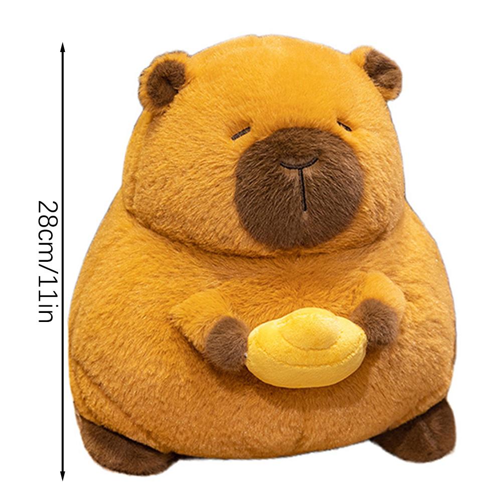 

28cm Capybara Plush Doll For Kids,Cartoon Cute Shape Plush Doll,Super Soft Stuffed Hugging Toy,Sofa Car Decor Present For Girls
