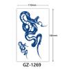 Herbal Tattoo Stickers, Juice Tattoo Stickers, Semi-Permanent English Letter Tattoo Stickers Tattoo