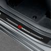 ASD1  Universal Leather Car Door Plate Sill Anti Scuff Protector Welcome Pedal Guard Sticker Center Cover For Nissan Juke Micra Leaf