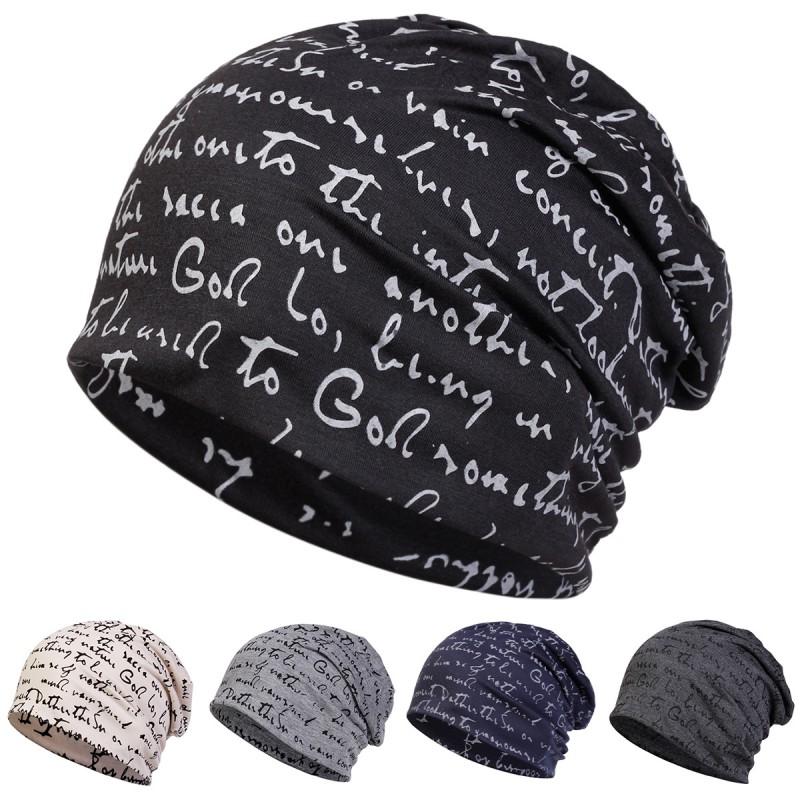Unisex Knit Beanie Hat Winter Outdoor Cycling Retro Style Cotton Warm Breathable Headwear
