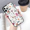 Floral Theme Pattern Mobile Phone Cases Cover For iPhone 17 Air 16 15 14 12 13 11 Pro MAX apple Plus Coque