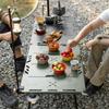 IGT Military Tactical Folding Table Lightweight Aluminum Alloy Multifunctional Practical Picnic Tables Outdoor Camping Equipment