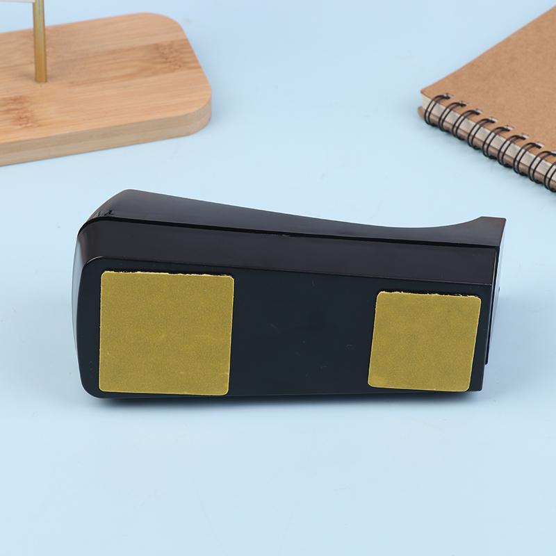 1 Stück Schwarzer Desktop Mini-Klebebandabroller Klebebandabschneider Mit Anti-Rutsch-Basis Abroller Klebeband Nachfüller Spender Für Büro Schulbedarf