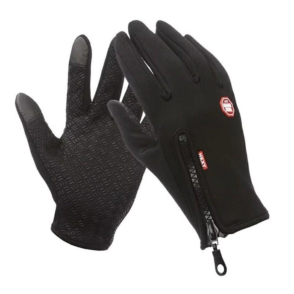 Windproof Cycling Gloves Touchscreen Outdoor Sports Gloves Thickened Thermal Gloves for Men Women