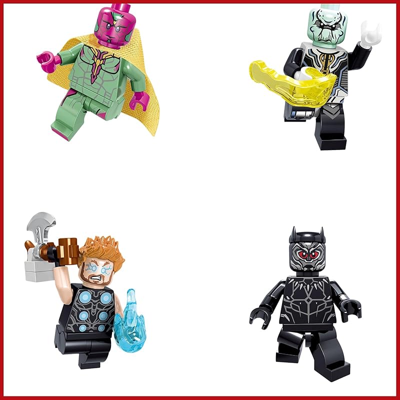 Avengers Blocks Marvel Iron Man Toys Birthday Gift for Boys Building Blocks [16 Blocks]