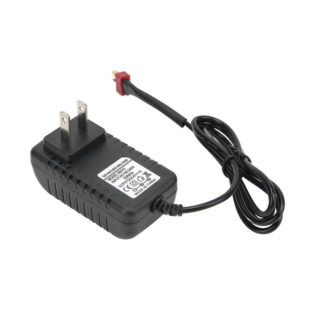 T-Stecker Ni-MH Akkuladegerät DC8.4V 1A RC Ni-MH Ladeadapter für ZD Racing DBX 10