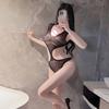 Bodysuits Female Sexy Mesh Fishnet Women Lingerie Sexy Open Bra Crotchless Sexy Underwear
