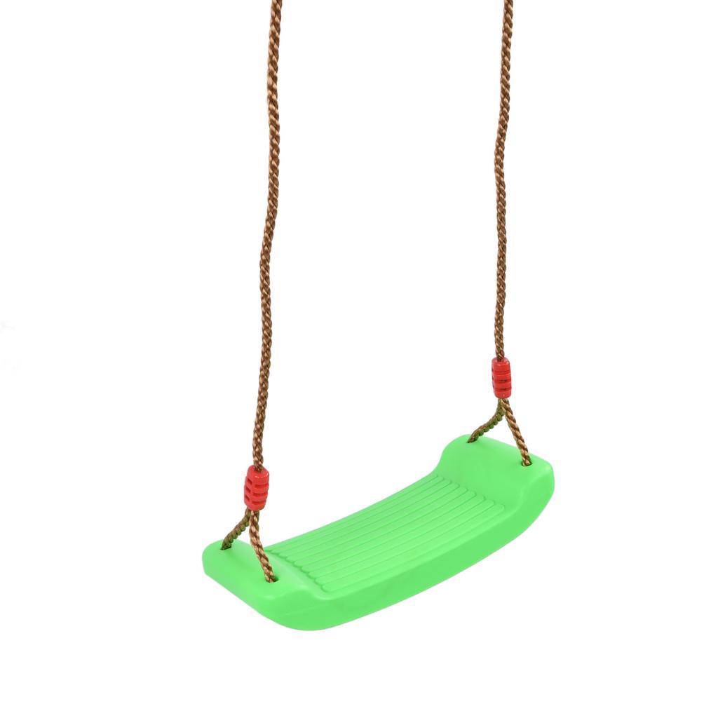 Seat Board Swing Toy Green 44x16.5cm/17.3x6.5in Amusement Accessory for Children Indoor Outdoor