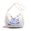 Student Class Backpack Women's Fashion College Style Briefcase Niche Simple Oblique Span Women's Bag