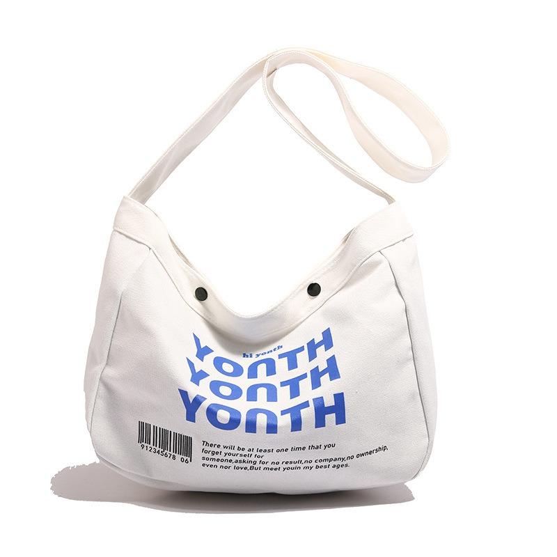 Student Class Backpack Women's Fashion College Style Briefcase Niche Simple Oblique Span Women's Bag