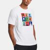 Under Armour Curry Cartoon Character Print Basketball Short Sleeve T-Shirt Men Tops White 1379860-100