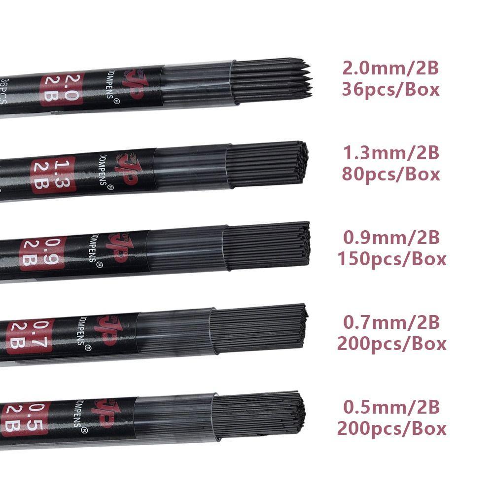 Colored Mechanical Pencil Refills 2B Mechanical Pencil Lead Propelling Pencil Replacement Refill