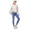Li Ning Fitness Series Warm Round Neck Logo Sports Sweatshirt Women sweatshirt AWDW074-4