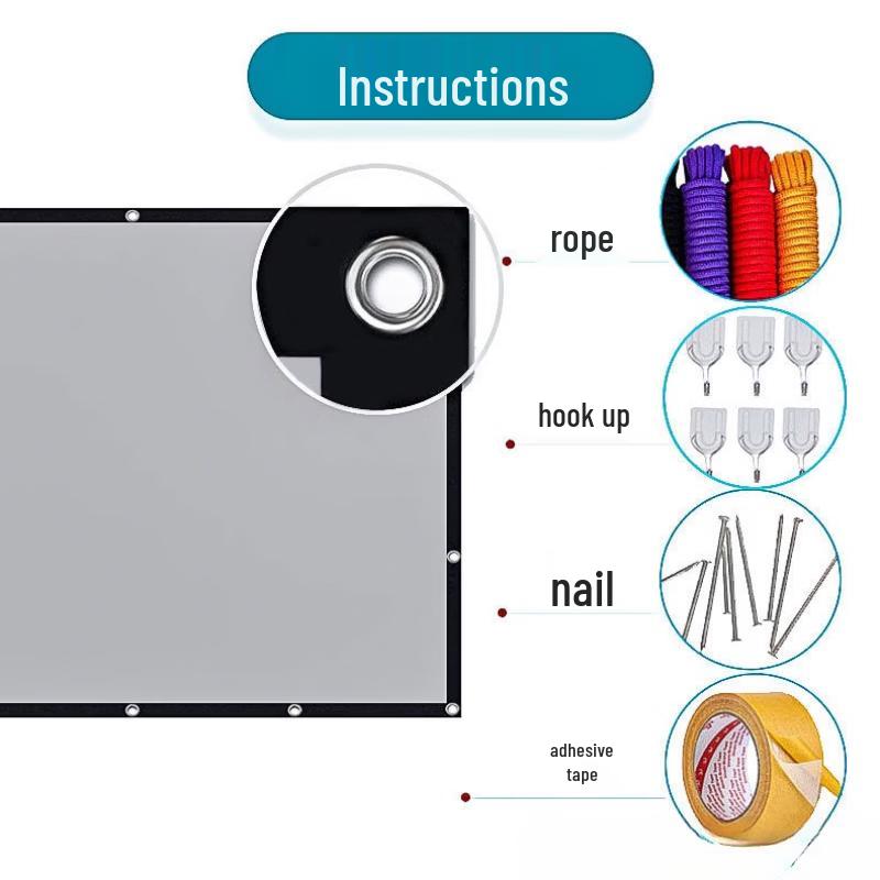 SMVP Metal Anti-Light Projector Screen