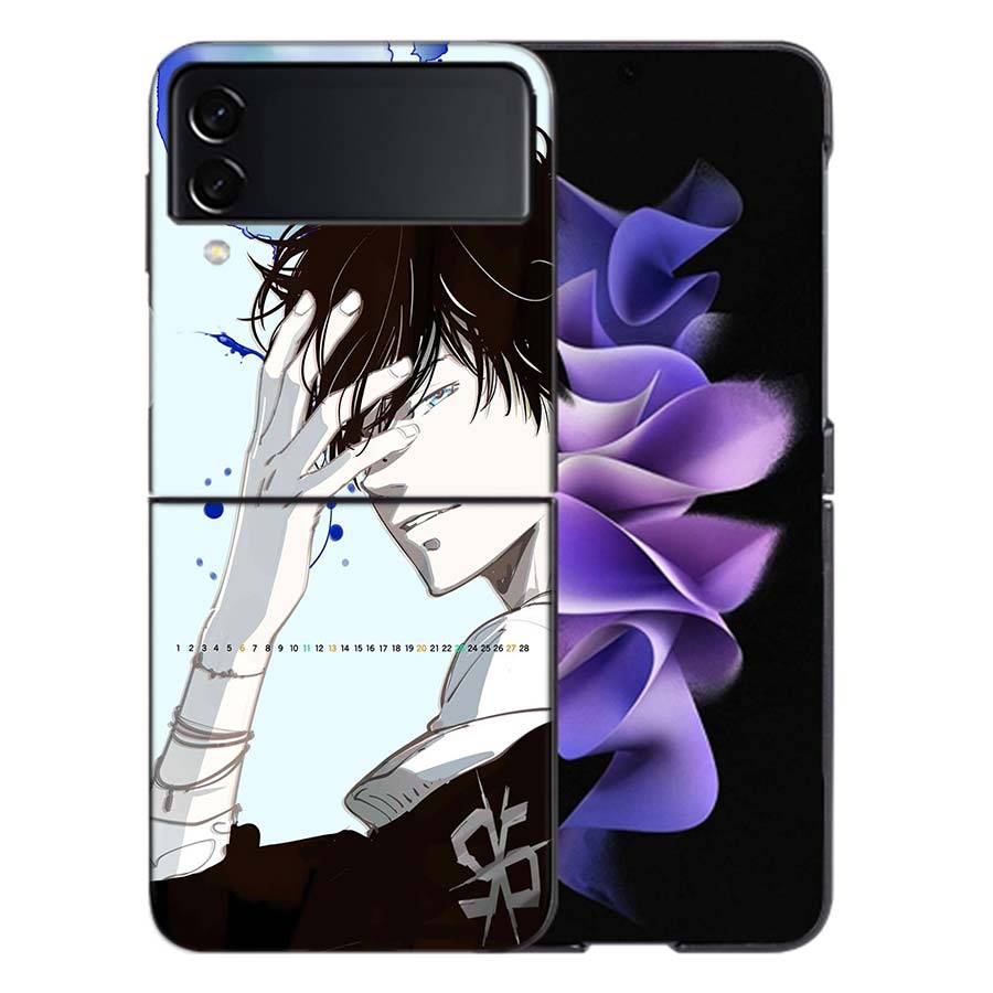 Kamonohashi Ron Coque For Samsung Z Flip7 6 Galaxy Case Shockproof Z Flip5 Z Flip3 4 5G Hard Cover Phone TPU PC Hard Funda