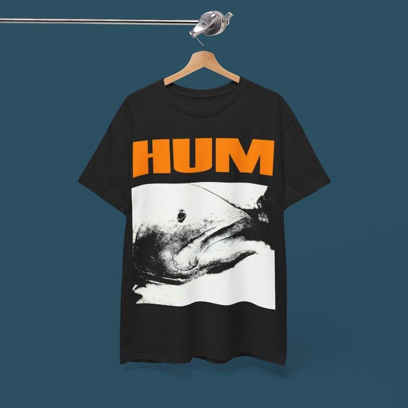 Hum Band Grunge Graphic Tshirt Y2k Aesthetic 90s Harajuku Music Apparel Y2k Casual Unisex Unisex Streetwear Tee Casual Tops