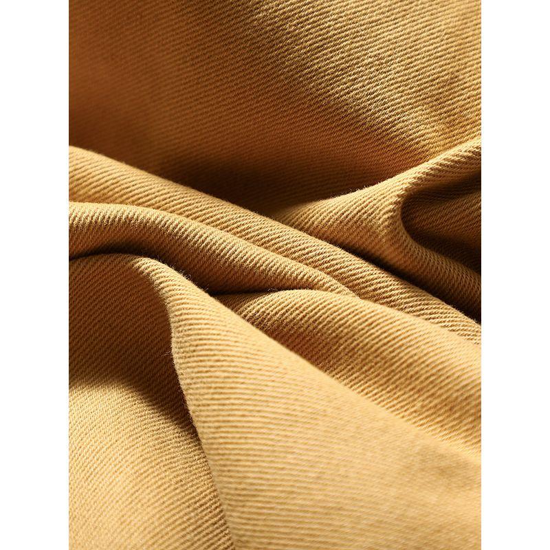 American-Style Vibe Double-Knee Pull-Back Work Pants B01 Lumberjack Workwear Loose Cropped Pants Export Men's Straight-Leg Casual Pants