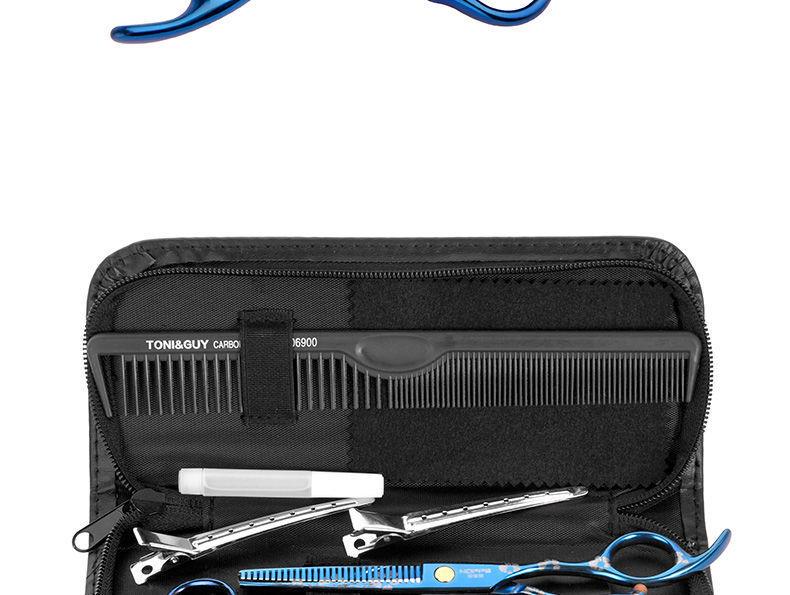 Professional Hairdressing Barber Scissors Set - Includes Flat and Thinning Scissors, Free Shipping