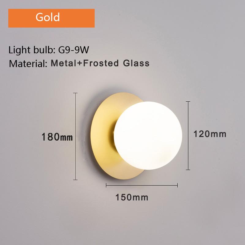 LED Wall Lamp for Bedroom with G9 9w Bulb Interior LED Wall Sconce Wall Lighting Decro for Home Living Room Indoor Lamps110-220V