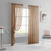 1pc Modern Solid Colour Sheer Curtain, Rod Pocket Curtains for Living Room Bedroom, Home Decoration, French Window Screen