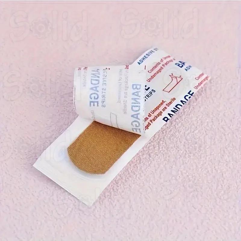 100/200PCS Waterproof Breathable Adhesive Bandages, Sterile Wound Care Plasters for Cuts, Scrapes, Blisters and Minor Injuries