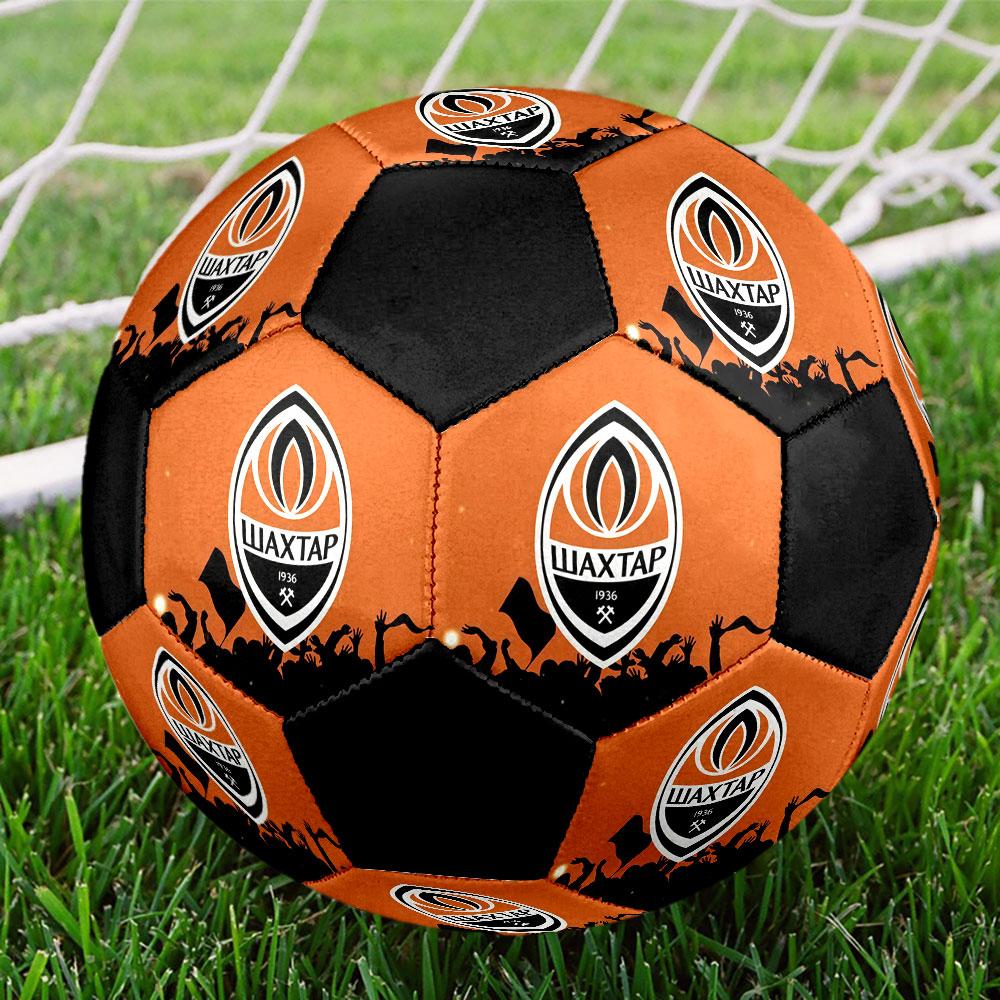 Shakhtar Donetsk FC Size 5 Soccer Ball, Machine-Stitched PVC, Durable & High Bounce, All Ages Fit, Fan Merchandise, Matches & Outdoor Use.