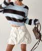 The Green Lab Cotton Cargo Miniskirt [White]